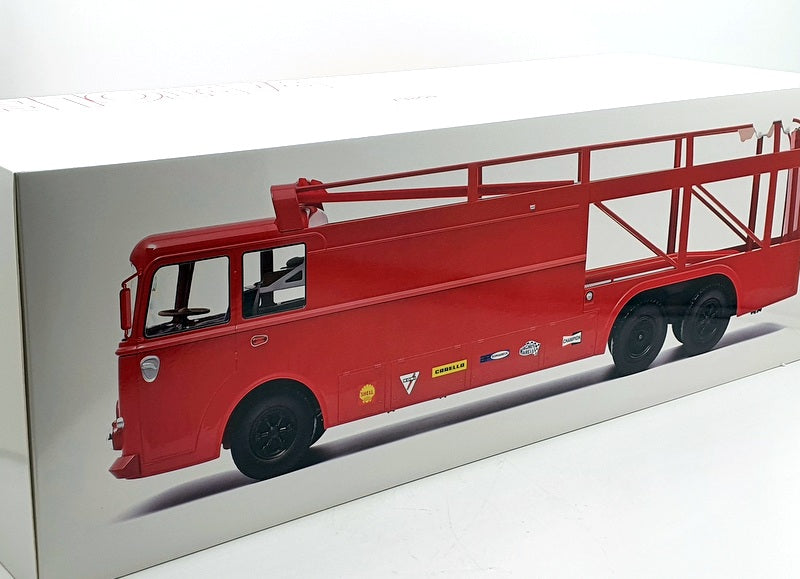 Norev 1/18 Scale 187703 Fiat Bartoletti 306/2 Ferrari Le Mans Transporter Red