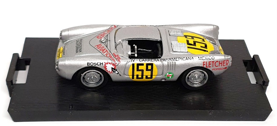 Brumm 1/43 Scale R235 - Porsche 550 RS Carrera Mexico 1953 - #159 Kling