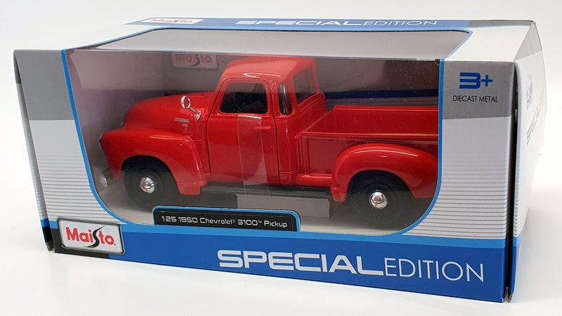 Maisto 1/25 Scale Diecast 31952 - 1950 Chevrolet 3100 Pickup - Red