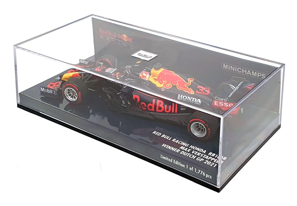 Minichamps 1/43 Scale 410 211433 - F1 Red Bull Honda RB16B Verstappen 2021