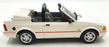 Otto Mobile 1/18 Scale Resin OT398 - Ford Escort Mk 4 XR3i Cabriolet - White