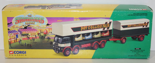 Corgi 1/50 scale 09901 ERF Dodgem truck & box trailer set Pat Collins Fairs