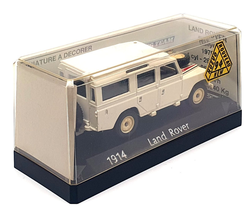 Solido 1/43 Scale Model Car 1914 - 1979 Land Rover Rallye - Cream