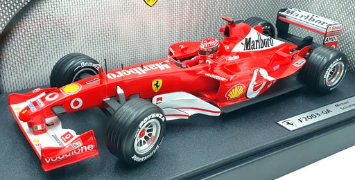 Hot Wheels 1/18 Scale B1023 - Ferrari F2003-GA F1 Michael Schumacher Full Livery