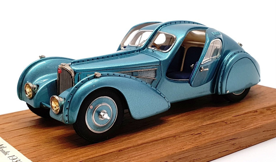 Heco Miniatures 1/43 Scale 392M - 1936 Bugatti 57SC Atlantic - Metallic ...