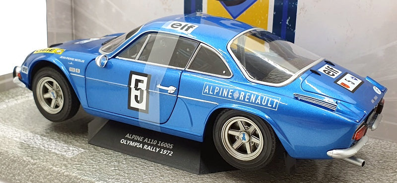 Solido 1/18 Scale Diecast S1804205 - Alpine A110 1600S Olympia Rally 1972