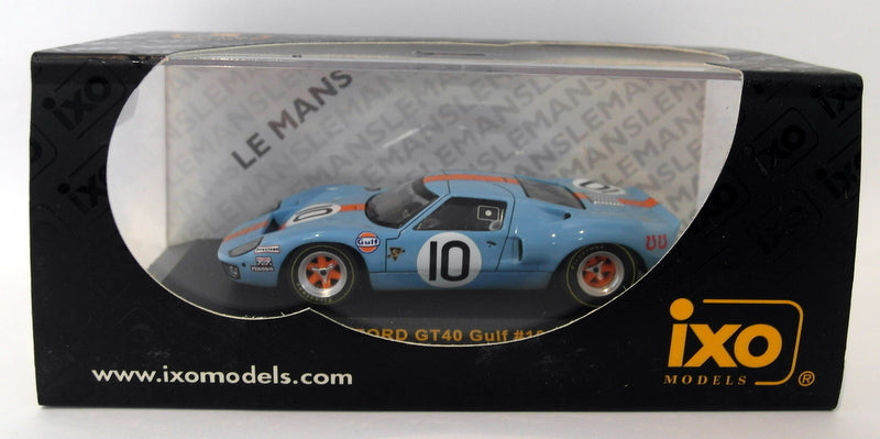 Ixo 1/43 Scale diecast - LMC026 Ford GT40 Gulf Le Mans 1968 #10 Hawkins Hobbs