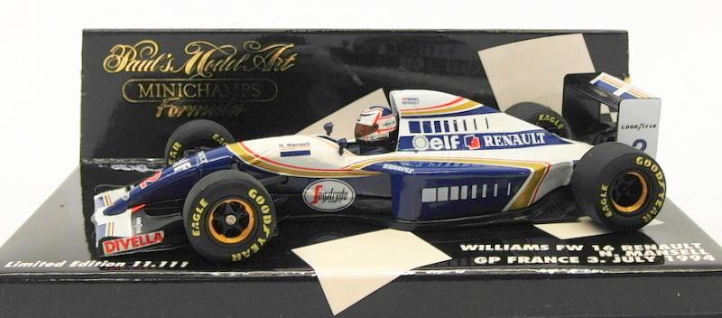 Minichamps 1/43 Scale 430 940102 Williams FW16 Renault - Mansell GP France 1994