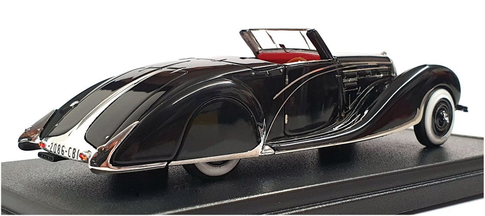 Look Smart 1/43 Scale LS394B - 1939 Bugatti 57C Cabriolet Gangloff - Black