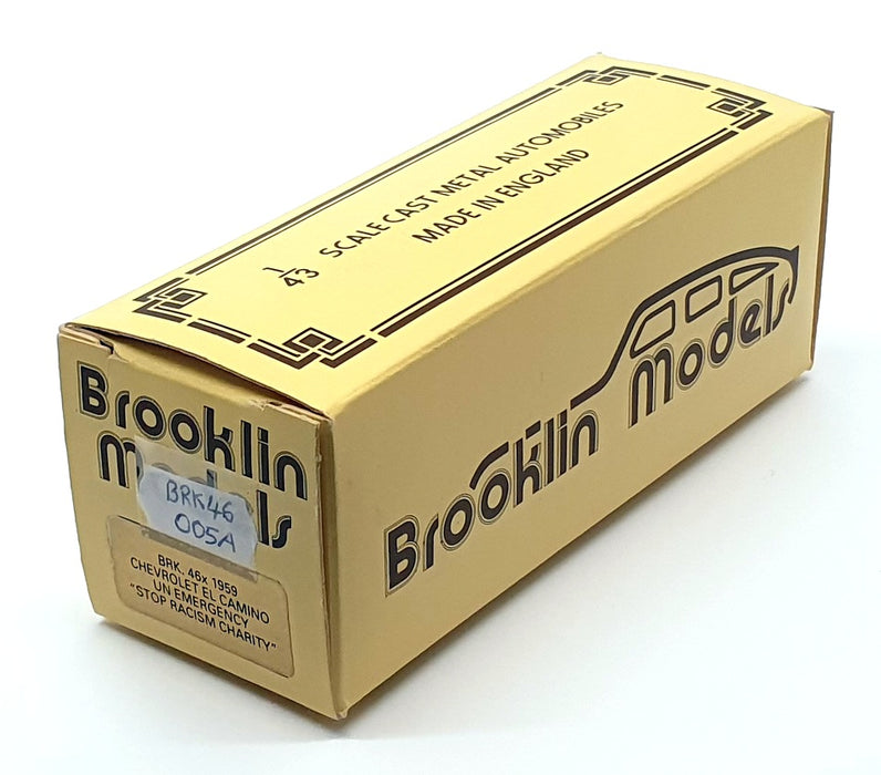 Brooklin Models 1/43 Scale BRK46 005A - Chevrolet El Camino UN - 1 of 500