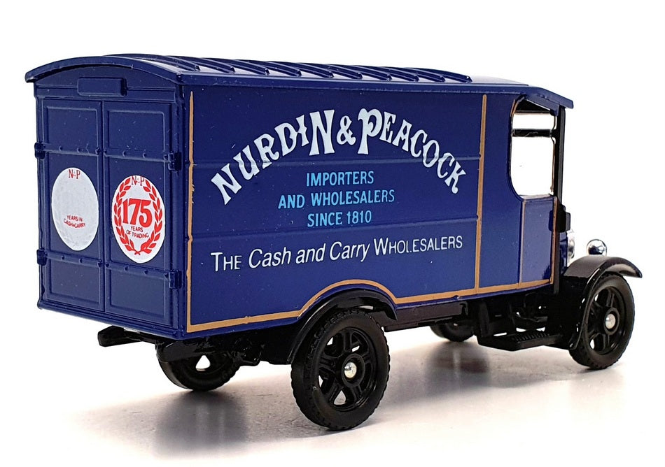 Corgi 13cm Long Diecast 839 - 1929 Thornycroft Van Nurdin & Peacock - Blue