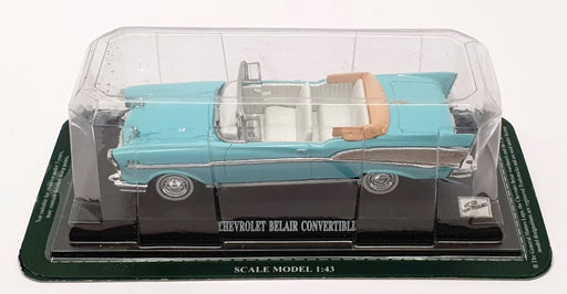 Altaya 1/43 Scale Model Car AL3920B - Chevrolet Belair Convertible - Light Blue