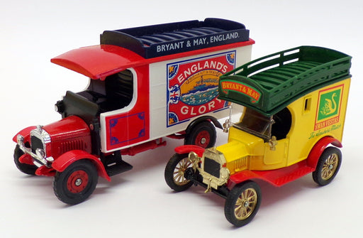 Corgi Diecast R2500 - Bryant & May's Thornycroft & Ford Model T Delivery Vans