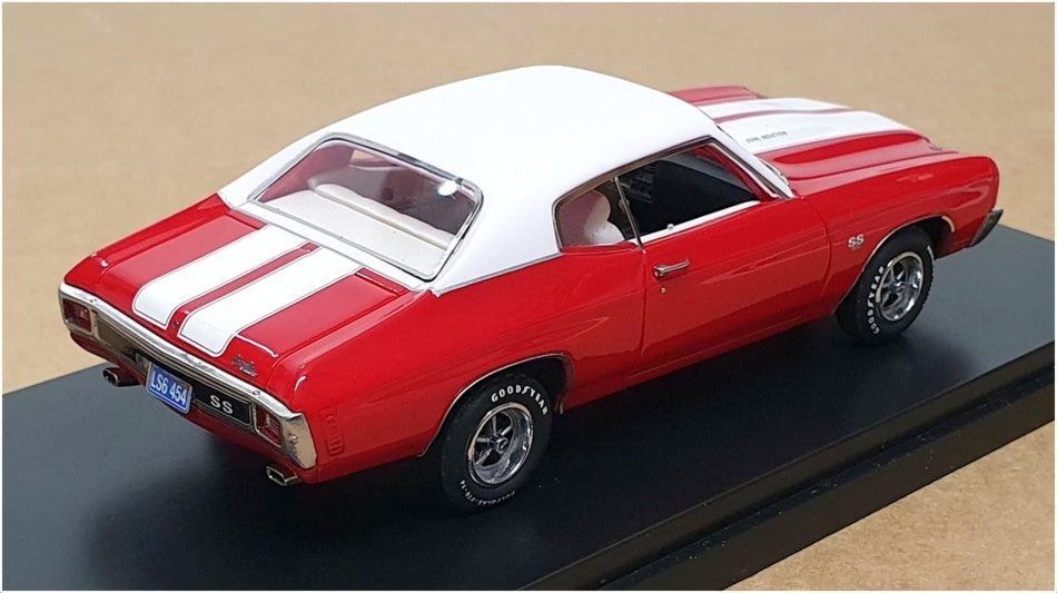 Auto World 1/43 Scale AWR1134/06 - 1970 Chevrolet Chevelle SS 454 - Red/White