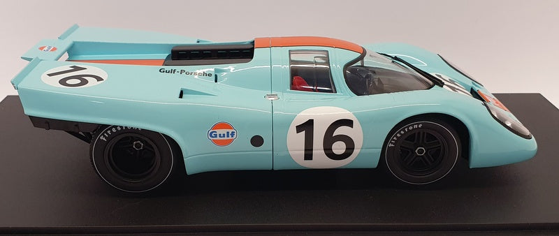 CMR 1/18 Scale Model Car CMR146-16 - Porsche 917K Race Car Gulf #16