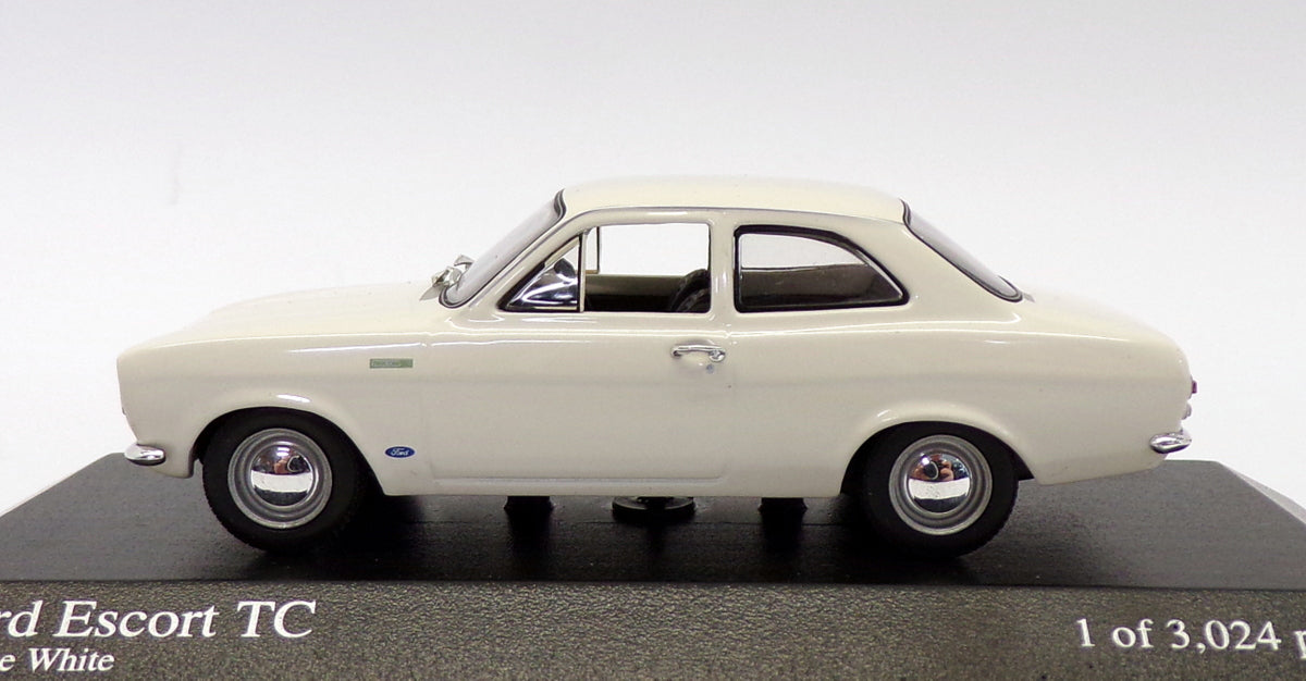 Minichamps 1/43 Scale 400 081070 - 1968 Ford Escort Mk1 Twin Cam - White