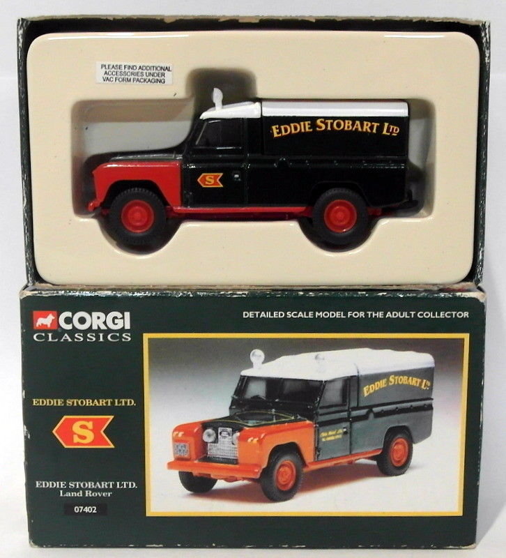 Corgi 1/43 Scale Diecast 07402 - Land Rover - Eddie Stobart Ltd.