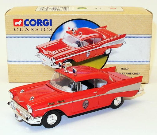 Corgi 1/43 Scale Model Car 97397 - Chevrolet Fire Chief - Pensacola