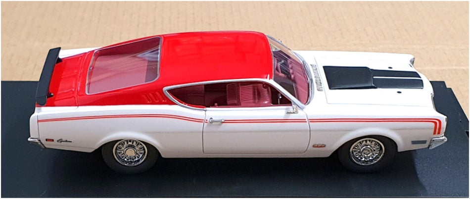 Goldvarg 1/43 Scale Resin GC-031A - 1969 Mercury Cyclone - White/Red