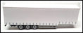 Cararama 1/50 Scale CR049 - Stepped Curtainside Trailer - White