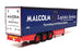 Corgi 1/50 Scale Diecast CC19907 - Curtain Trailer W H Malcolm - Blue