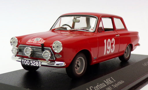 Minichamps 1/43 Scale 400 638293 - Ford Cortina Mk1 Monte Carlo 1963