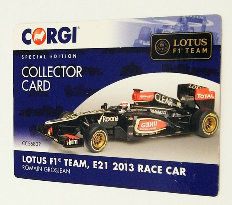 Corgi 1/43 Scale CC56802 - Lotus F1 Team E21 2013 - Romain Grosjean