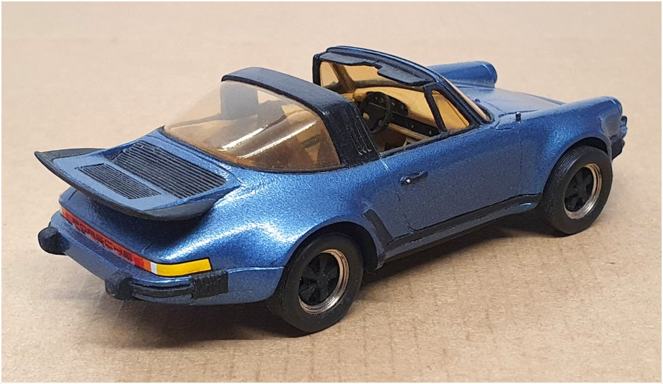 Record MRF 1/43 Scale Built Kit RM04B - Porsche Turbo Targa - Blue