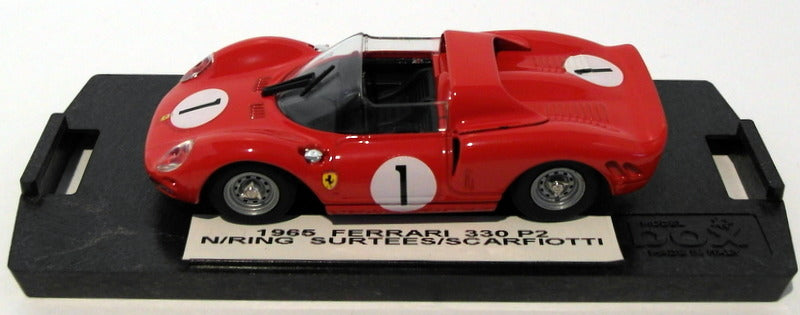 Box Model 1/43 Scale Diecast 8448 - Ferrari 330 P2 #1 Nurburgring 1965 - Red