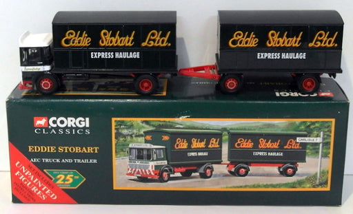 Corgi 1/50 Scale Diecast 97369 - AEC Truck And Trailer - Eddie Stobart Ltd.