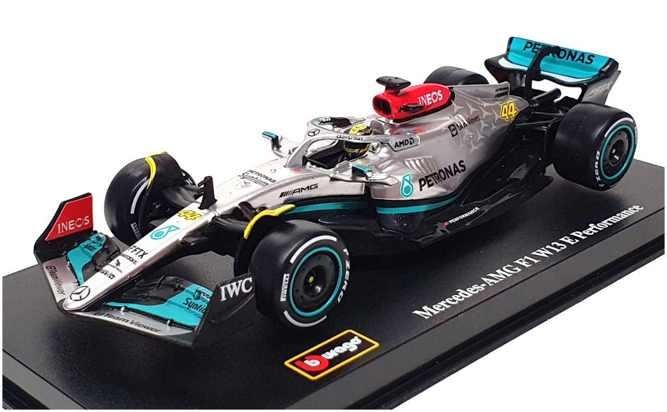 Burago 1/43 Scale 18-38066 - F1 Mercedes AMG W13 E Performance - L. Hamilton