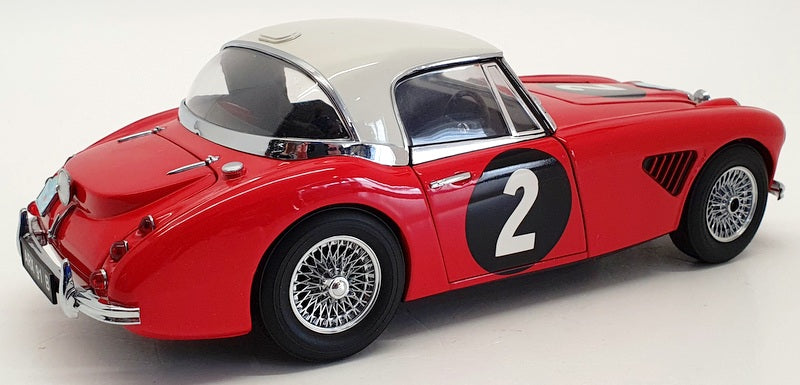 Kyosho 1/18 Scale 08146A - Austin Healey 3000 Austrian Alpine Rally 1964 - Red