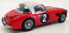 Kyosho 1/18 Scale 08146A - Austin Healey 3000 Austrian Alpine Rally 1964 - Red