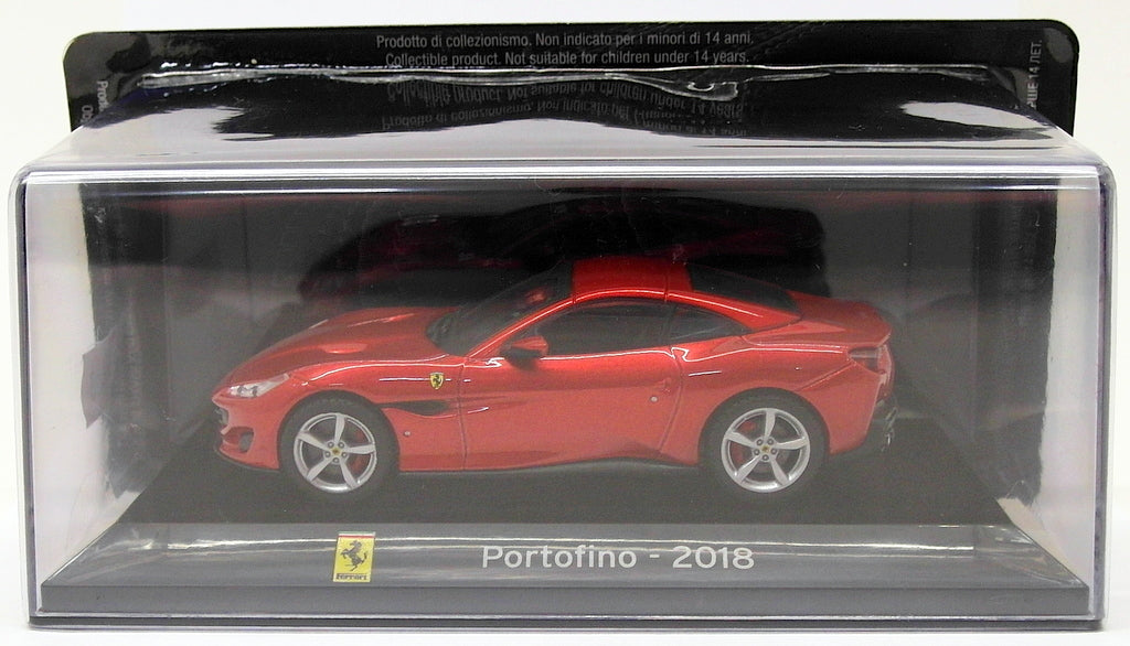 Altaya 1/43 Scale AL12319C - 2018 Ferrari Portofino - Metallic Red