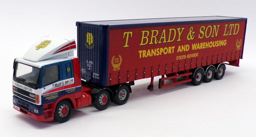 Corgi 1/50 Scale Diecast 75408 - Lyland DAF 85 Curtainside - T.Brady & Son Ltd.