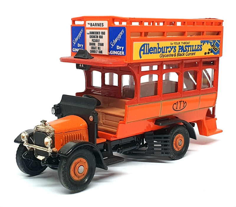 Corgi 1/50 Scale 975 - Thornycroft Bus Allenburys Pastilles - Orange