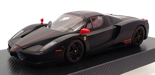 BBR Models 1/18 Scale HE180029 - 2004 Enzo Ferrari Matt Black/Gloss Black Stripe