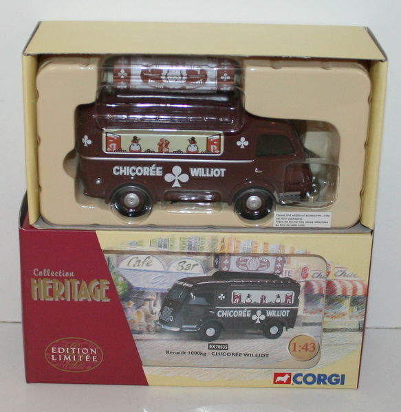 CORGI 1/43 SCALE HERITAGE EX70535 RENAULT 1000KG - CHICOREE WILLOT