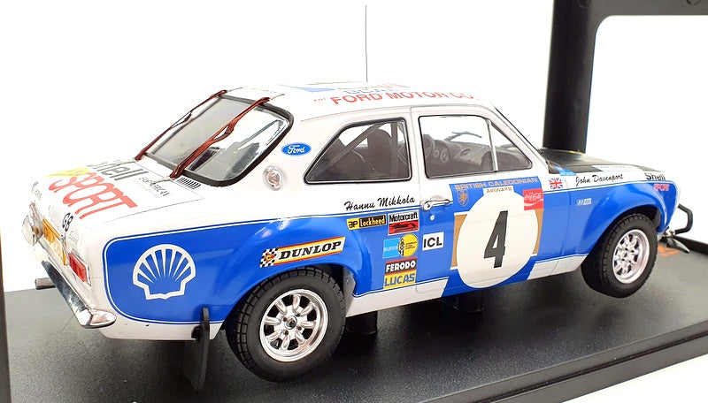 IXO 1/18 Scale 18RMC075C - Ford Escort MK1 RS 1600 #4 Safari 1973 H.Mikkola