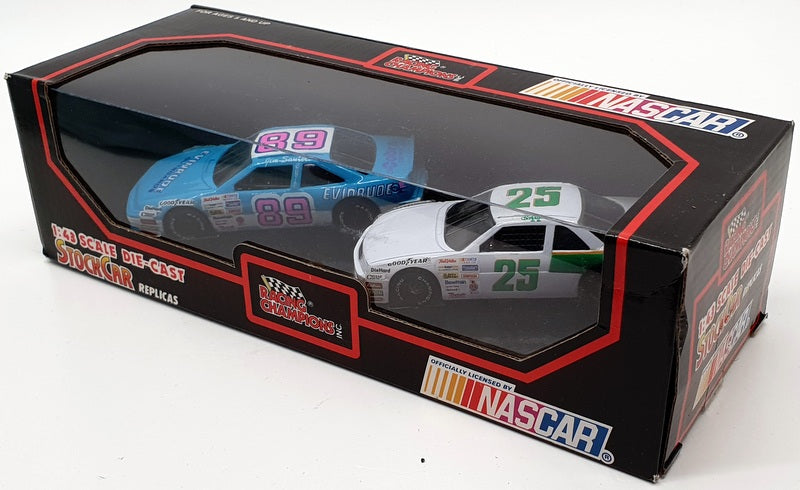 Racing Champions 1/43 Scale Nascars 070523 - Pontiac #89 & Chevrolet #25