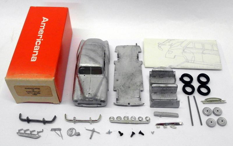 Americana 1/43 Scale White Metal Kit - 13 Chevrolet Styleline 1950