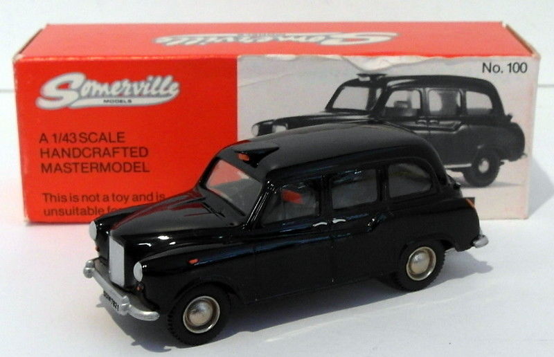 Somerville Models 1/43 Scale 100 - Austin FX4 Taxi Black - Early Edition