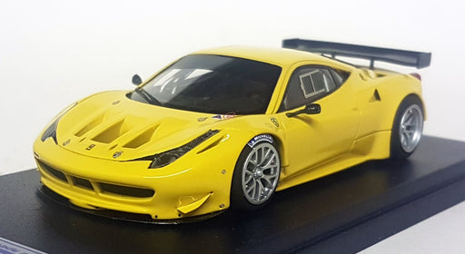 Looksmart 1/43 Scale Resin - LS390E Ferrari 458 Italia GT2 Yellow