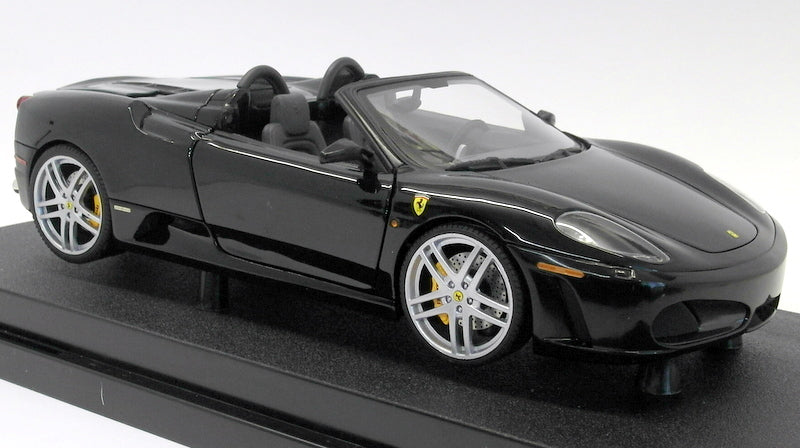 Hot Wheels Elite 1/18 Scale Diecast - T6928 Seal Ferrari F430 Spider Black