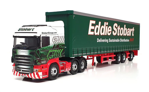 Corgi 1/50 Scale CC13747 - Scania R (Face Lift) Super Cutainside Trailer Stobart