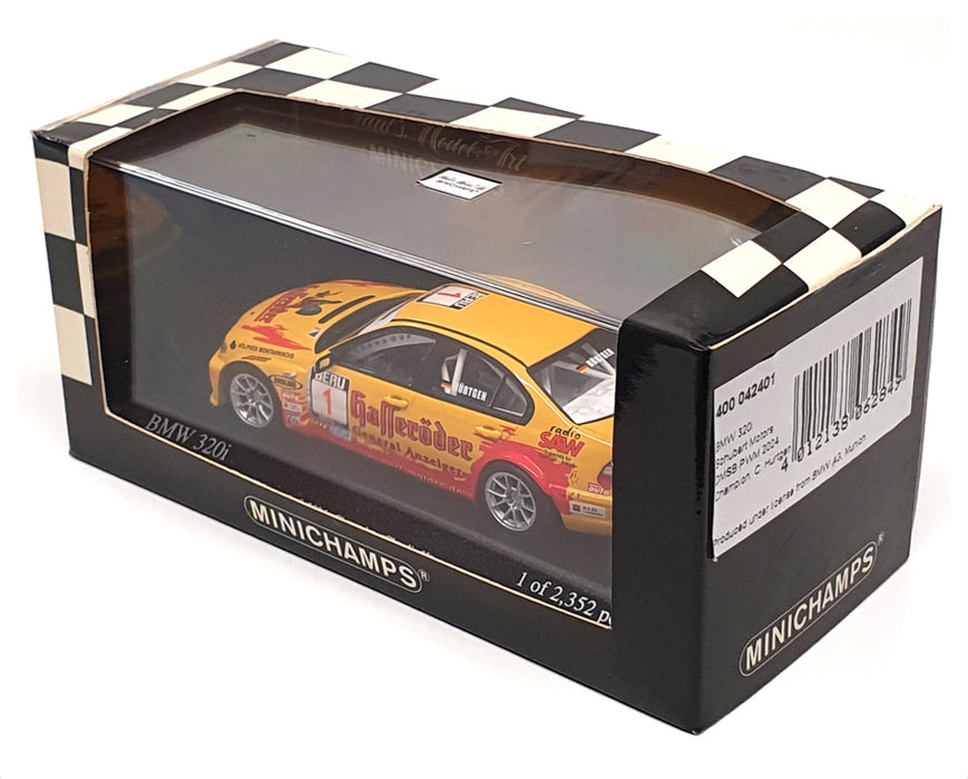 Minichamps 1/43 Scale 400 042401 - BMW 320i #1 Champ DMSB 2004 - C. Huertgen