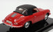 Altas Editions 1/24 Scale Model Car 7154101 - 1962 Porsche 365 Cabriolet - Red