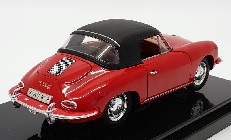 Altas Editions 1/24 Scale Model Car 7154101 - 1962 Porsche 365 Cabriolet - Red