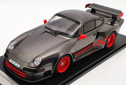 Kess Models 1/18 Scale Model KE18004C - Porsche 911 993 GT1 Aimeras - Met Grey