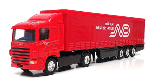 Corgi 1/64 Scale 59536 - Scania Curtainside Truck Norbert Dentressangle - Red